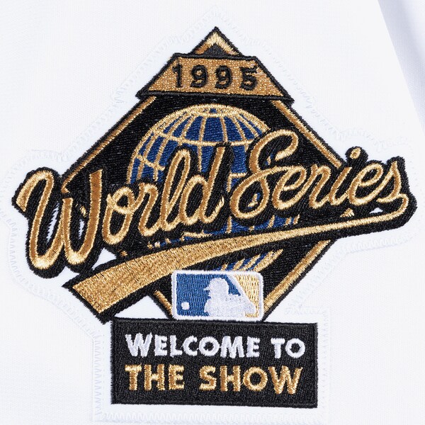 Chipper Jones Atlanta Braves 1995 White Authentic Jersey 7 Chipper Jones Atlanta Braves 1995 White Authentic Jersey