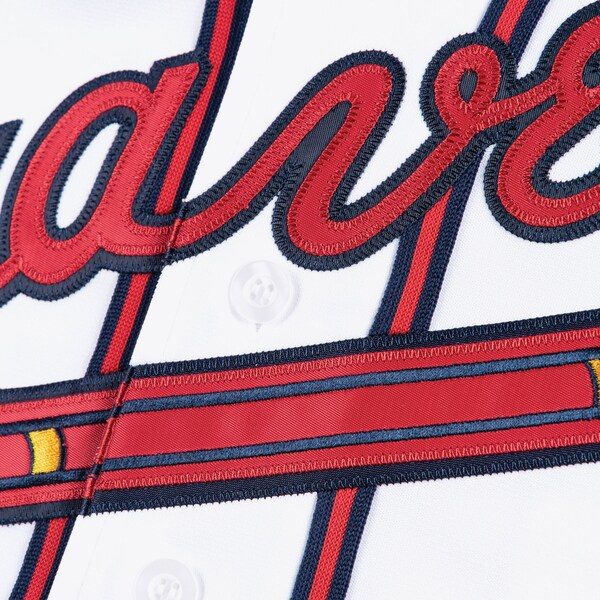 Chipper Jones Atlanta Braves 1995 White Authentic Jersey 8 Chipper Jones Atlanta Braves 1995 White Authentic Jersey