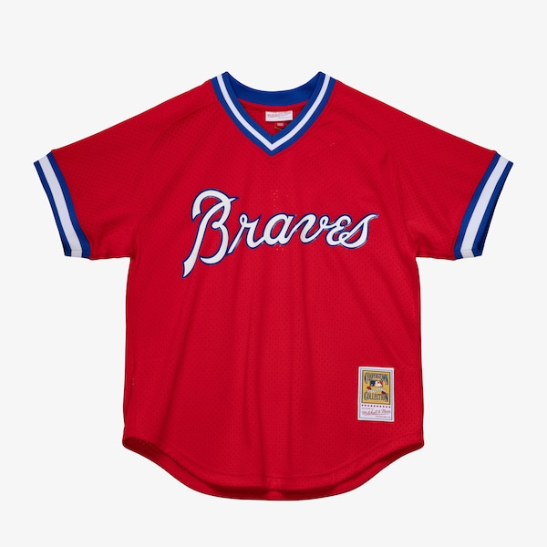 Men's Dale Murphy Atlanta Braves Red 1980 Mesh Batting Practice Jersey