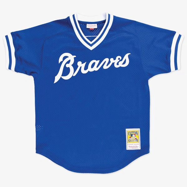 Men's Dale Murphy Atlanta Braves Royal 1981 Mesh Batting Practice Jersey