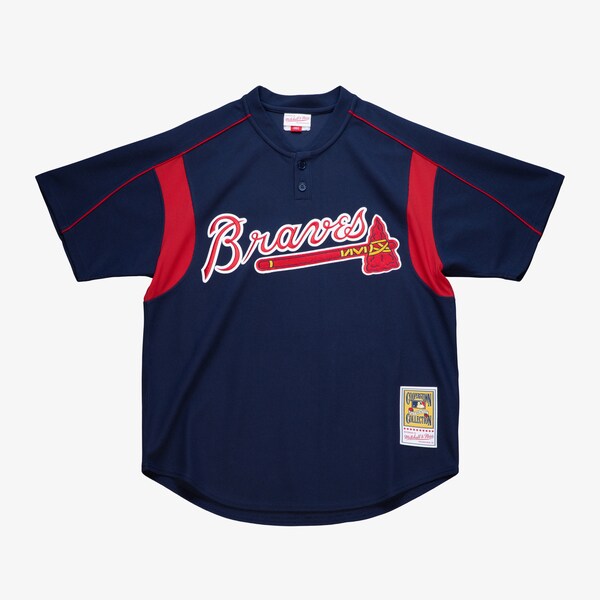 Greg Maddux Atlanta Braves Navy 2003 Authentic Batting Practice Player Jersey