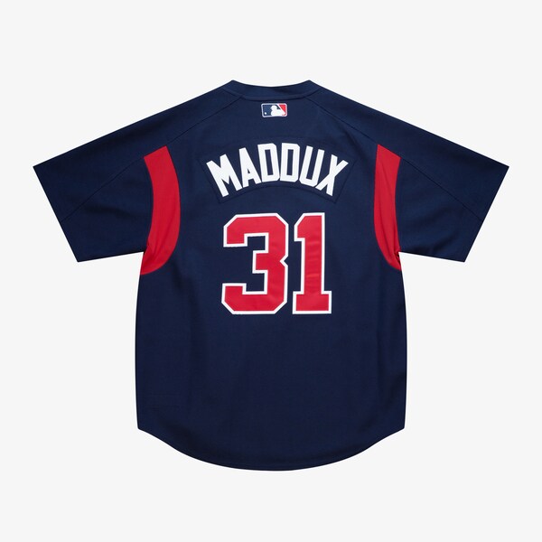 Greg Maddux Atlanta Braves Navy 2003 Authentic Batting Practice Player Jersey 3 Greg Maddux Atlanta Braves Navy 2003 Authentic Batting Practice Player Jersey