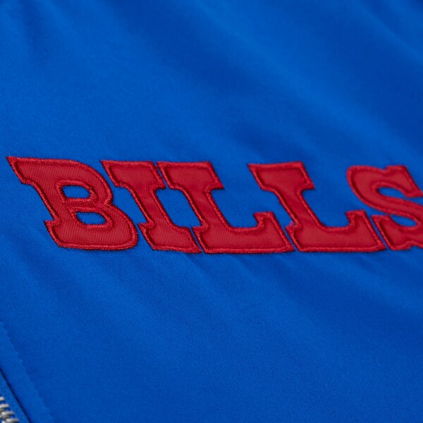 Buffalo Bills Royal Vintage Heavyweight Satin Full-Zip Jacket
