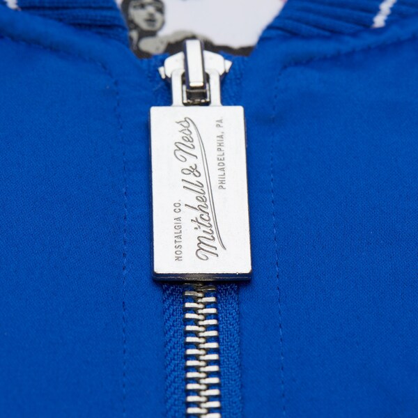 Buffalo Bills Royal Vintage Heavyweight Satin Full-Zip Jacket