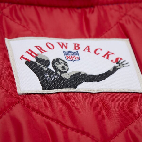 Buffalo Bills Royal Vintage Heavyweight Satin Full-Zip Jacket