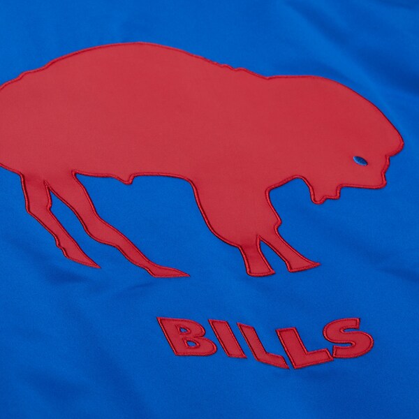 Buffalo Bills Royal Vintage Heavyweight Satin Full-Zip Jacket