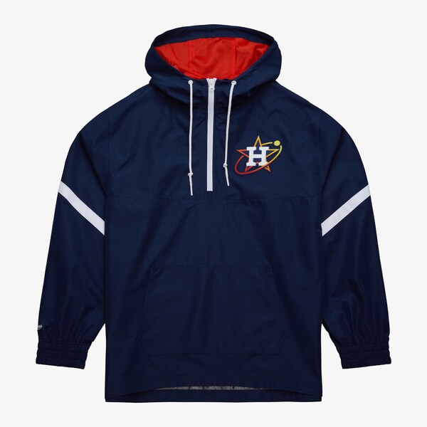 Houston Astros Navy City Connect Half-Zip Hoodie Jacket