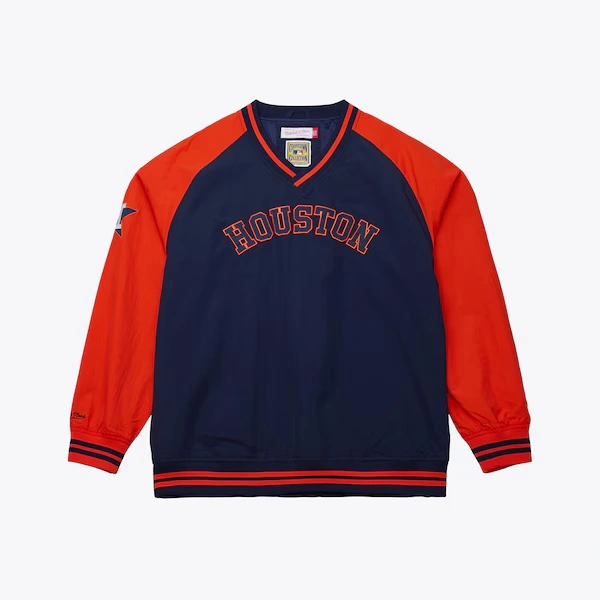 Houston Astros Navy Cooperstown Vintage Pullover