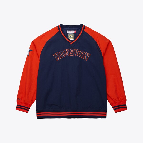 Houston Astros Navy Cooperstown Vintage Pullover