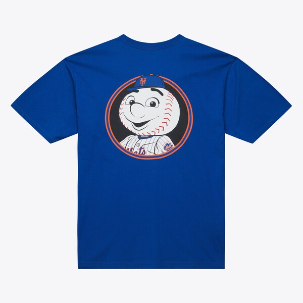 New York Mets Royal Double Hit Mascot Pocket T-Shirt