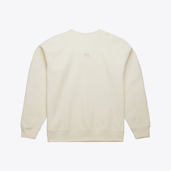 Mitchell & Ness Cream Premium Branded Fleece Pullover Sweatshirt