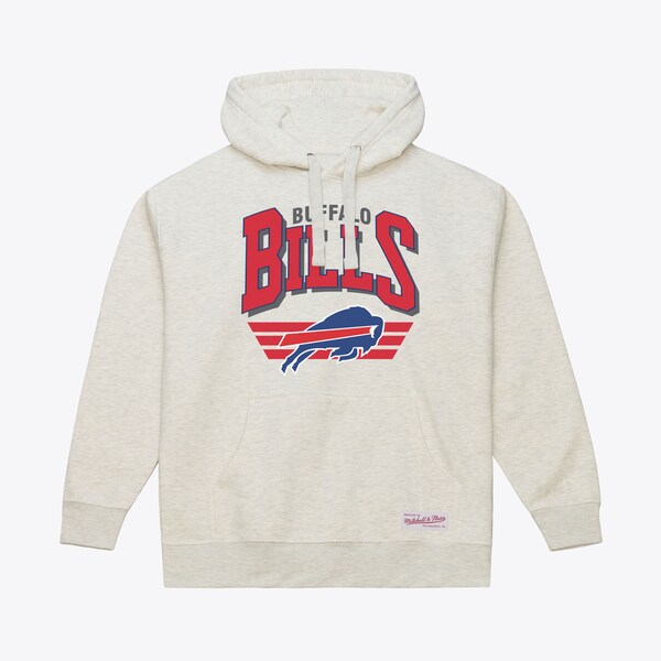 Buffalo Bills White Name Bend Hoodie