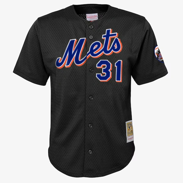 Preschool Mike Piazza New York Mets 2000 Black Mesh Batting Practice Jersey
