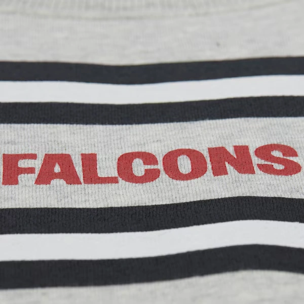 Atlanta Falcons Heather Gray All Over Print Vintage Fleece Crewneck Sweatshirt 5 Atlanta Falcons Heather Gray All Over Print Vintage Fleece Crewneck Sweatshirt