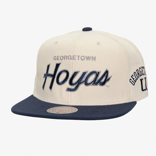 Georgetown Hoyas Cream Just Don Team Vault Snapback Hat