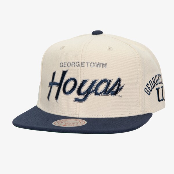 Georgetown Hoyas Cream Just Don Team Vault Snapback Hat