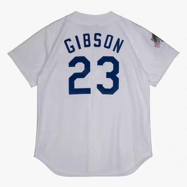 Kirk Gibson Los Angeles Dodgers 1988 White Authentic Jersey 3 Kirk Gibson Los Angeles Dodgers 1988 White Authentic Jersey