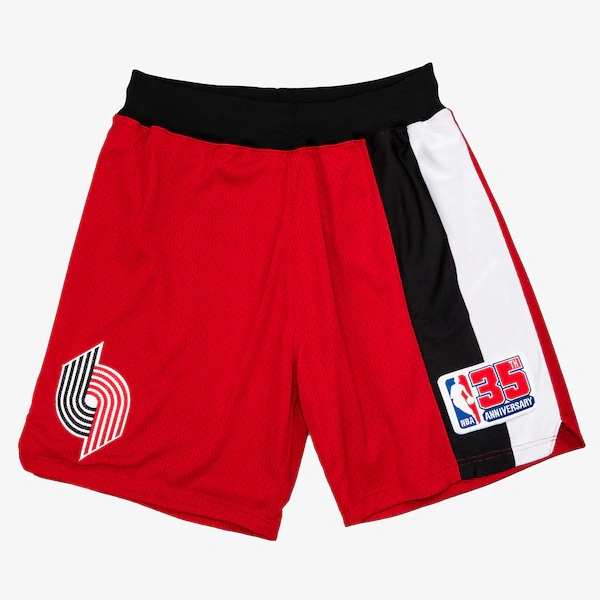 Portland Trail Blazers 1980-81 Red Authentic Shorts