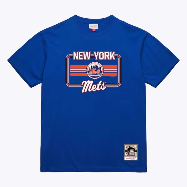 New York Mets Royal Cooperstown Fanfare T-Shirt