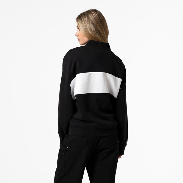 Women's Chicago White Sox Black Quarter-Zip Sweatshirt