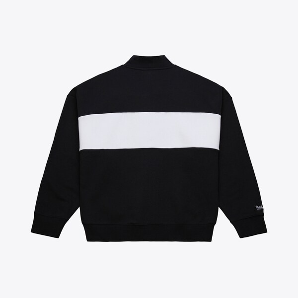 Women's Chicago White Sox Black Quarter-Zip Sweatshirt