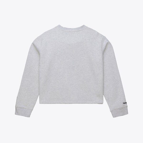 Women's Chicago White Sox Heather Gray Cropped Fleece Toggle Pullover Sweatshirt