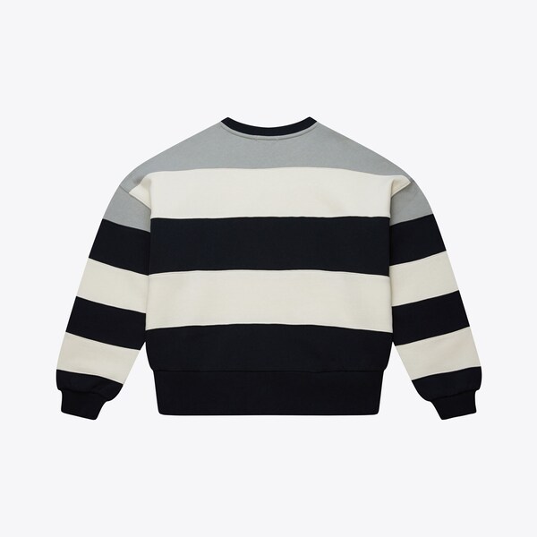 Women's Chicago White Sox Black Blocked Fleece Pullover Sweatshirt