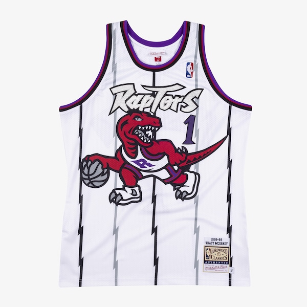 Tracy McGrady Toronto Raptors 1998-99 White Authentic Jersey
