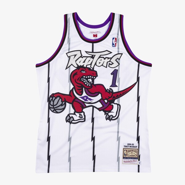 Tracy McGrady Toronto Raptors 1998-99 White Authentic Jersey