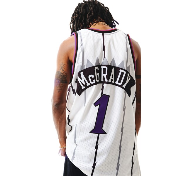 Tracy McGrady Toronto Raptors 1998-99 White Authentic Jersey