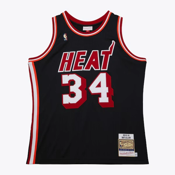 Ray Allen Miami Heat 2013-14 Black Authentic Jersey