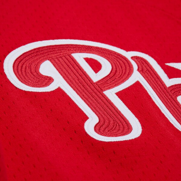 Jimmy Rollins Philadelphia Phillies Red 2000 Mesh Batting Practice Jersey