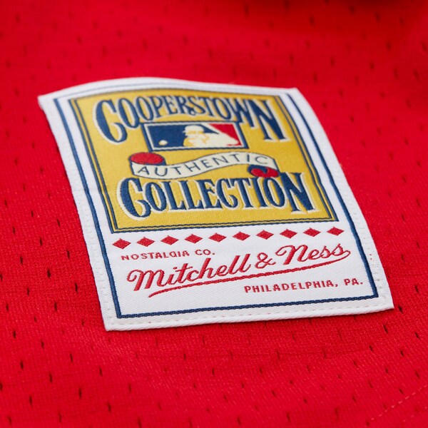 Jimmy Rollins Philadelphia Phillies Red 2000 Mesh Batting Practice Jersey