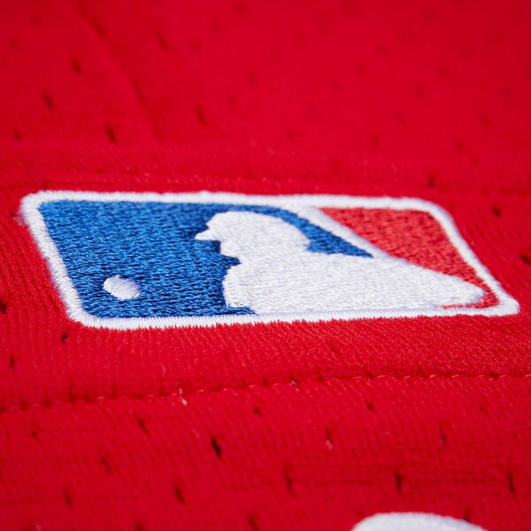 Jimmy Rollins Philadelphia Phillies Red 2000 Mesh Batting Practice Jersey