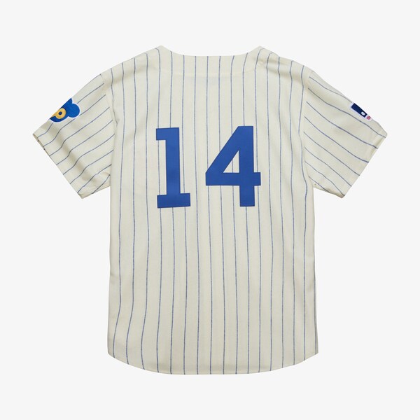 Ernie Banks Chicago Cubs 1969 Cream Authentic Jersey