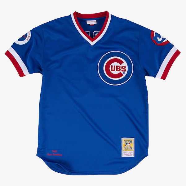 Ryne Sandberg Chicago Cubs 1984 Royal Authentic Road Jersey