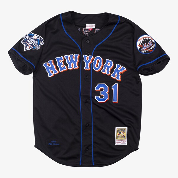 Mike Piazza New York Mets Black 2000 Authentic Player Jersey