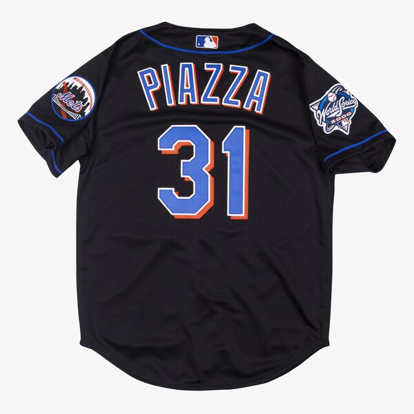 Mike Piazza New York Mets Black 2000 Authentic Player Jersey