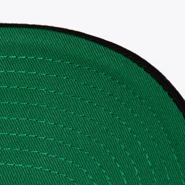 Chicago Blackhawks M&N x Just Don Green/Black Wave Script Pro Crown Strapback Hat