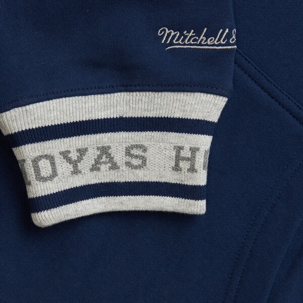 Georgetown Hoyas Navy Snow Washed Fleece Pullover Hoodie