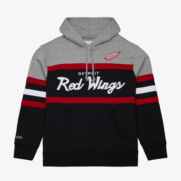 Detroit Red Wings Black Head Coach Pullover Hoodie