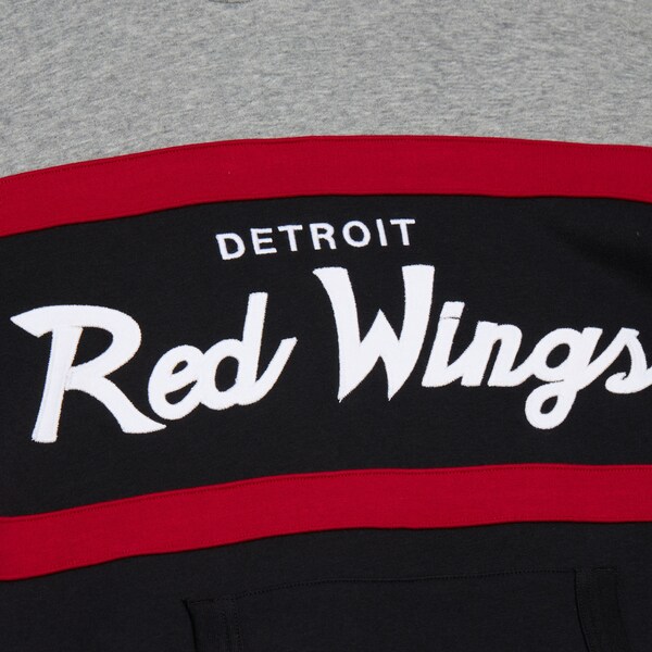 Detroit Red Wings Black Head Coach Pullover Hoodie