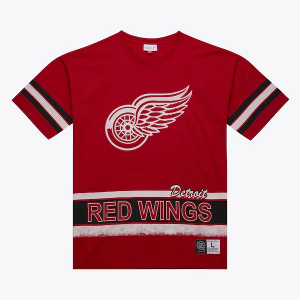 Detroit Red Wings Red Oversized T-Shirt