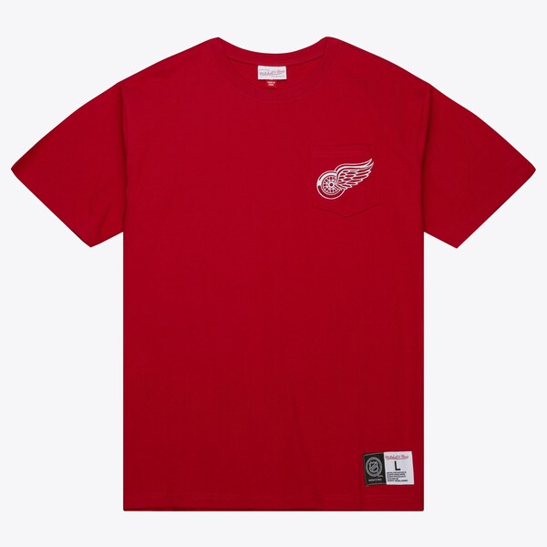 Detroit Red Wings Red Premium Pocket T-Shirt