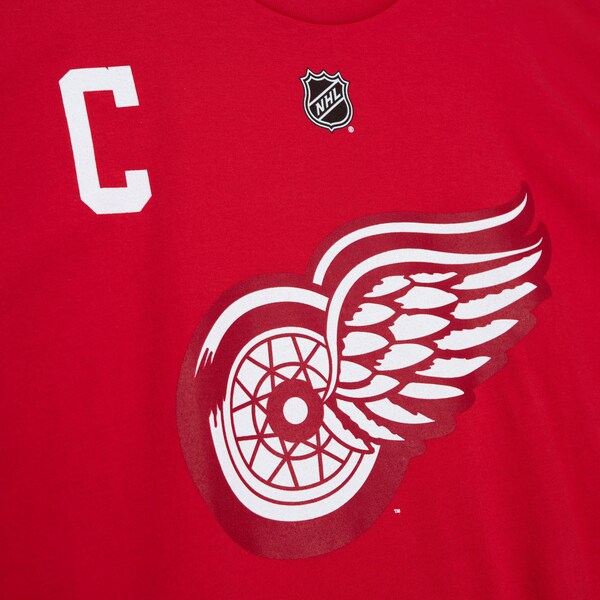 Gordie Howe Detroit Red Wings Red Name & Number T-Shirt
