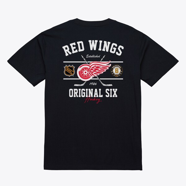 Detroit Red Wings Black Team Era T-Shirt