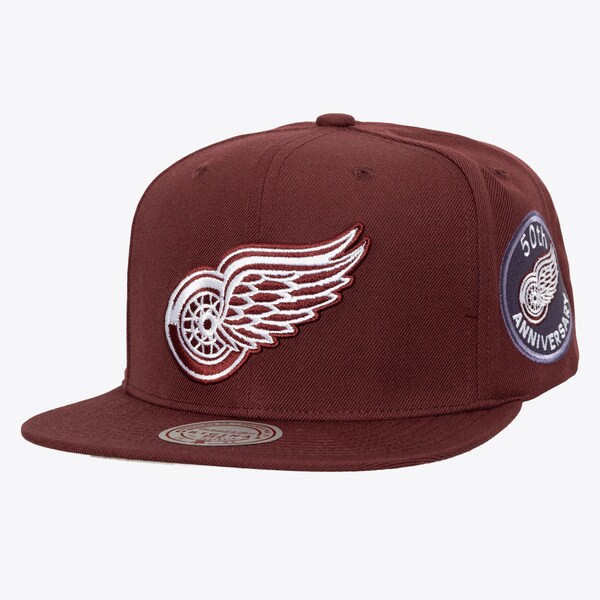 Detroit Red Wings Burgundy Fashion Snapback Hat