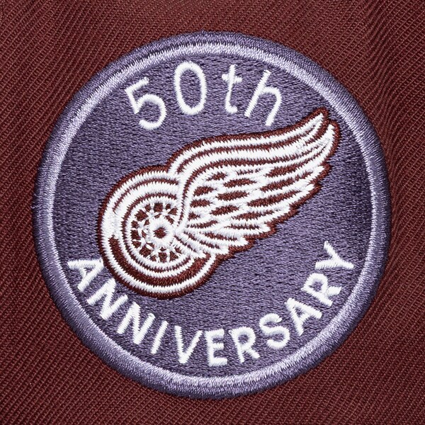 Detroit Red Wings Burgundy Fashion Snapback Hat