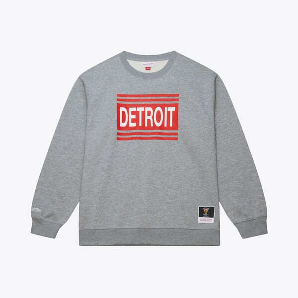 Detroit Red Wings Heather Gray Walk-Off Fleece Sweatshirt