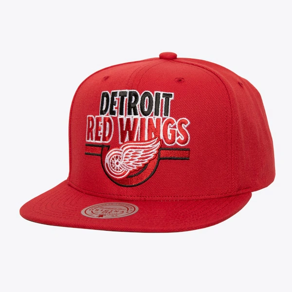 Detroit Red Wings Red Retro Snapback Hat